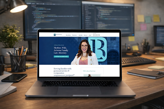 Corporate B2B high-performance website design showcase